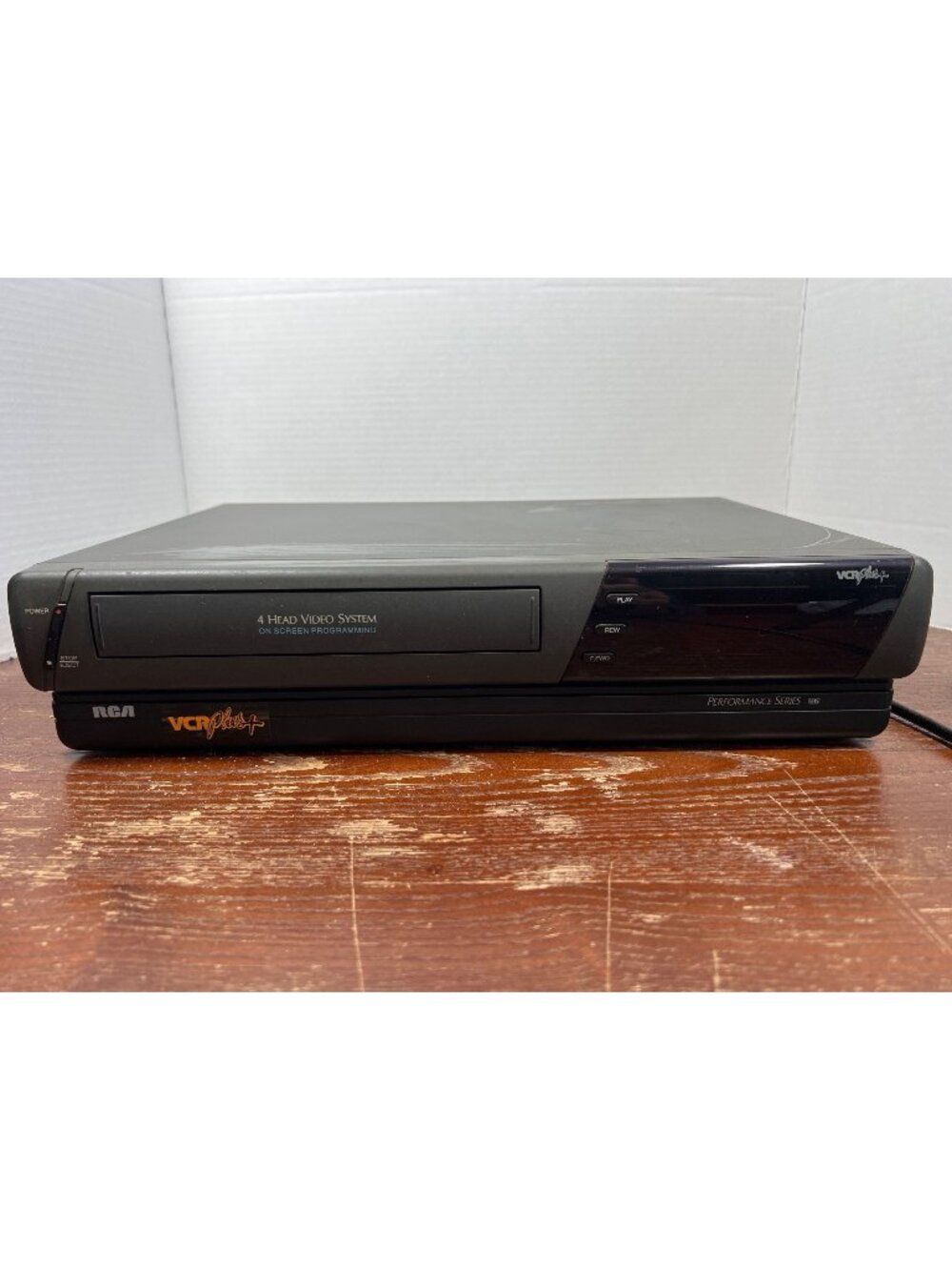 RCA 4-Head VHS VCR VCR Plus+ Model VR526A  Black Tested